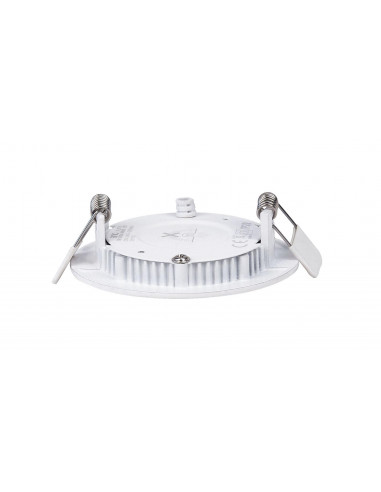 FLAT LED Encastré plat rond fixe blanc 110° LED intégré 5W 4000K 320lm ARIC 50359