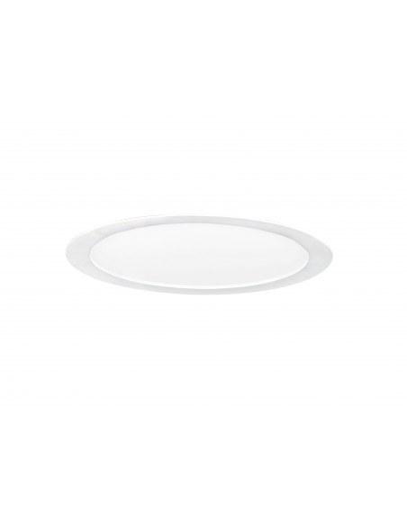 FLAT LED-Downlight plat rond fixe blanc 110° LED intég 30W 4000K 2500lm dimmable ARIC 50380