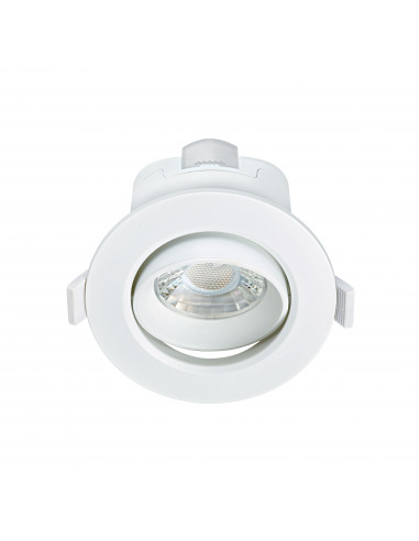 ELODY Encastré Plafond blanc basculant LED intégrée 10 Watts 4000K 1000lm ARIC 50404