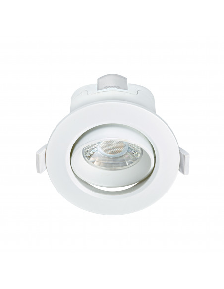 ELODY Encastré Plafond blanc basculant LED intégrée 10 Watts 4000K 1000lm ARIC 50404