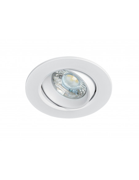 ELODY Encastré Plafond blanc basculant LED intégrée 10 Watts 4000K 1000lm ARIC 50404