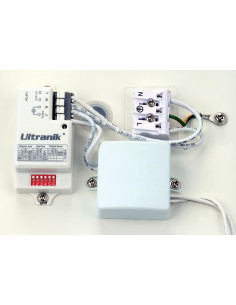 C4 R- Plafonnier/Appl. Mur IP44 LED intég. 21W 4000K 1500lm, sensor intégré ARIC 50511 2