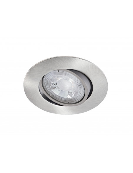 Spot MI6 Encastré LED intégrée 5 Watts 4000K 520lm alu nickel UGR22 connexion sans outil ARIC 50622