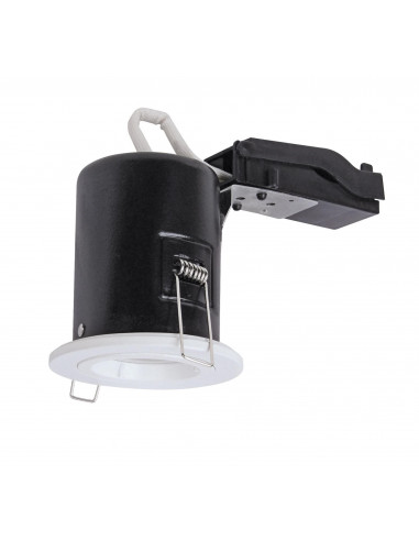 DLT-ISO 75 Encastré GU10 fixe, blanc, recouvrable, RT2012, lampe non incl. ARIC 50733