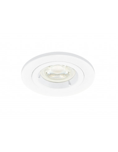 DLT-ISO 75 Encastré GU10 fixe, blanc, recouvrable, RT2012, lampe non incl. ARIC 50733