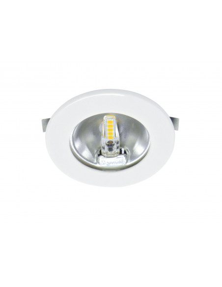 S307 Encastré rond blanc Ø70mm, LED G4 1,8W 3000K 150lm incl. ARIC 50773