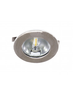 S307 Encastré rond chromé Ø70mm, LED G4 1,8W 3000K 150lm incl. ARIC 50774