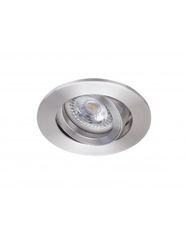 TIPO R Encastré GU10, rond, orientable, alu, a/lpe LED 7W 4000K 670lm incl. ARIC 51008