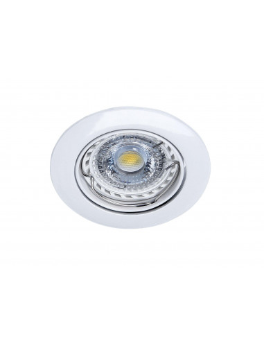 LUNAR LED Encastré GU10, blanc, a/lpe LED 5,5W 3000K 410lm dimmable incl ARIC 51066
