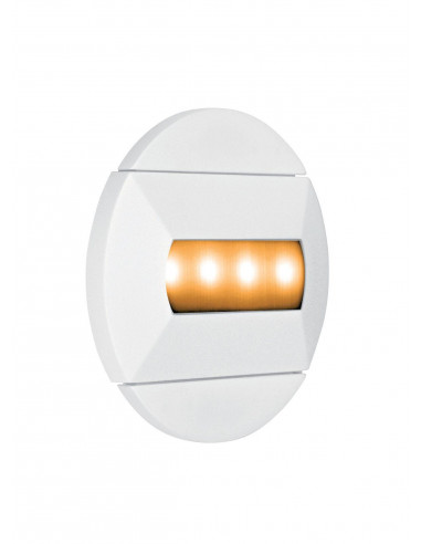BALIZ Encastré Mur rond, fixe, blanc, LED intég. 0,46W 2400K 26lm ARIC 5262