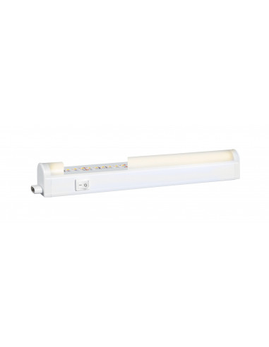 HALOLITE LED -Réglette IP20, a/inter, LED intég. 4W 4000K 360lm interconnectable ARIC 53015