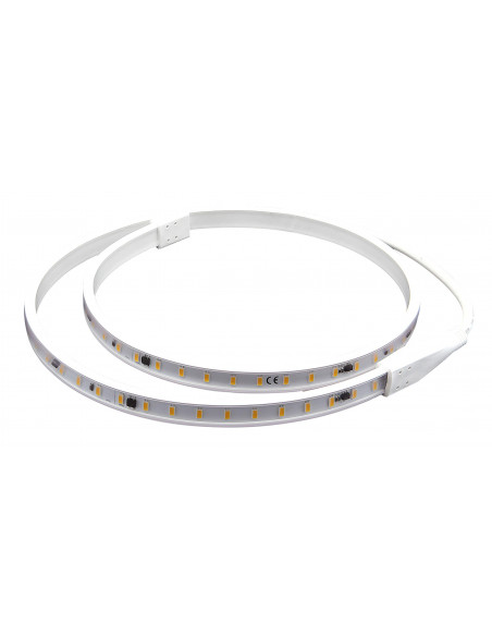 LYN 14 Ruban protégé IP65 230V 14W/m, 72 LED/m 3000K 1300lm/m, lg : 20m. ARIC 55312