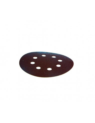 10 Disques abrasifs grain 120 Ø125 mm auto-agrippant 8 trous (bois/métal) MAKITA P-43577