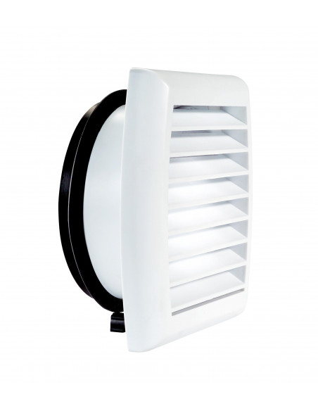 Gapm 125 Grille De Facade Acoustique Pour Silencieux Scd Circ Diametre 125 ATLANTIC 422870