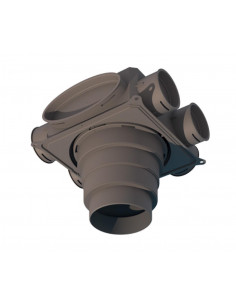 Cdp 6X75 Caisson De Distribution Plat 6 Piquages Pour Reseaux Clip & Go ATLANTIC 464063 2