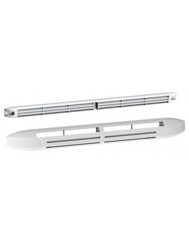 Entree D'Air Hygro Compacte 5/45 avec Grille Facade Attenuation 34Db Blanc ATLANTIC 526602