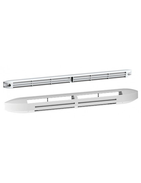 Entree D'Air Hygro Compacte 5/45 avec Grille Facade Attenuation 34Db Blanc ATLANTIC 526602