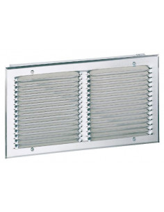 Gae10 400X200 Grille Ext.Alu Pas 10Mm400X200 ATLANTIC 528414 2