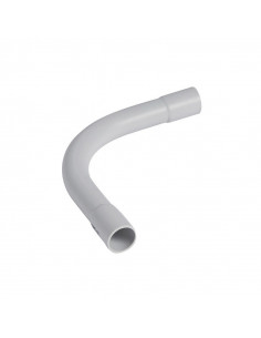 Cintre grand rayon 90° IP44 D.25mm et rayon 90mm gris RAL7035 LEGRAND 06043 2