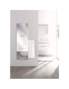 Radiateur sèche-serviettes Versus électrique 600 W H 1500 L 475 mm surface en verre en finition miroir ACOVA VSM-150-048