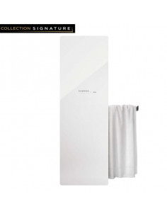 Radiateur sèche-serviettes Versus électrique 600 W H 1500 L 475 mm surface en verre en finition blanche ACOVA VSW-150-048