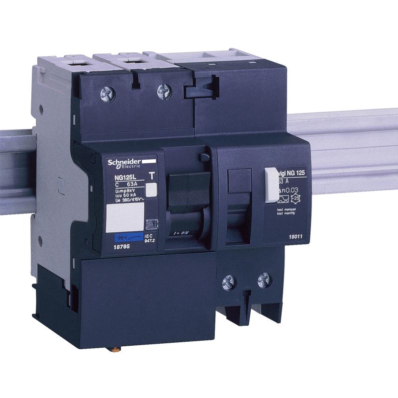 NG125 Vigi NG125 bloc différentiel 63A 2P 230...415V 30mA SCHNEIDER 19011