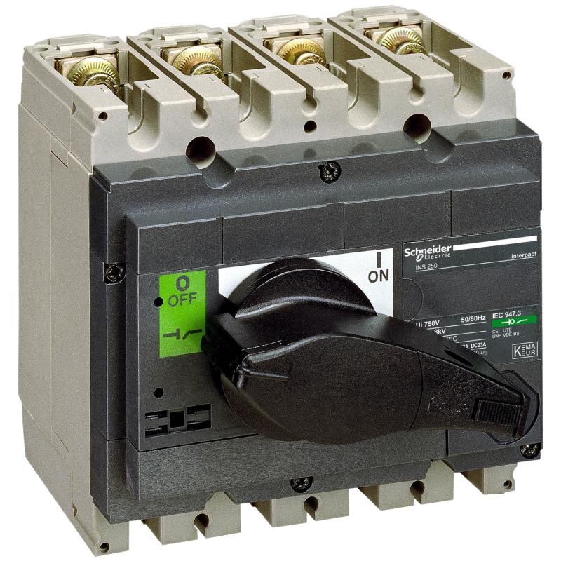 interrupteursectionneur Interpact INS250 4P 160 A SCHNEIDER 31105