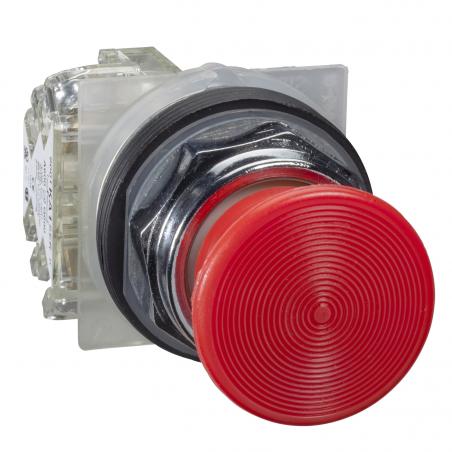 Harmony 9001K bouton-pous. diam. 30 rouge coup-de-poing diam. 35 SCHNEIDER 9001KR24RH13