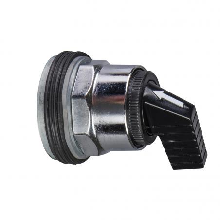 Harmony 9001K bouton tournant diam. 30 3 pos. à rappel à crosse noir SCHNEIDER 9001KS53FB