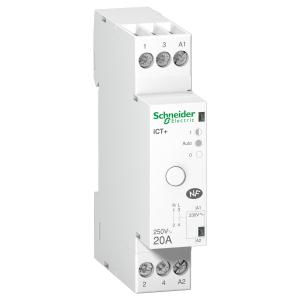 Contacteur silencieux Acti9 iCT+ HC à commande manuelle 1 Pôle 20A 230VCA SCHNEIDER A9C15031 2