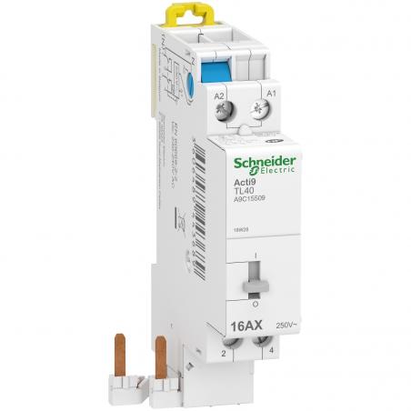 Télérupteur Acti9 iDT40 TL à raccordement rapide 16A 2 Pôles 230V SCHNEIDER A9C15509