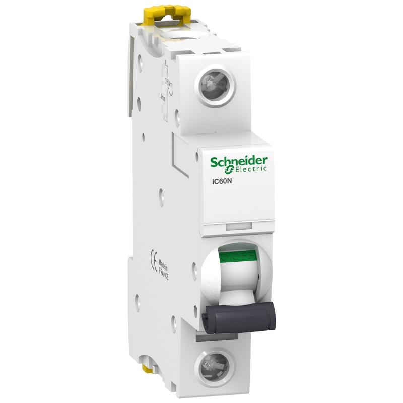 Acti9 iC60N disjoncteur 1P 0,5A courbe D SCHNEIDER A9F75170
