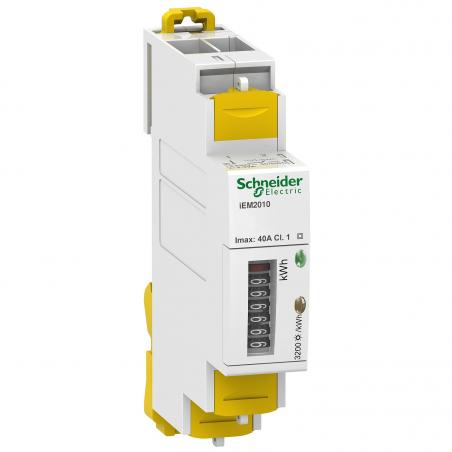Acti9 iEM compteur d'énergie mono 40A impulsions MID SCHNEIDER A9MEM2010
