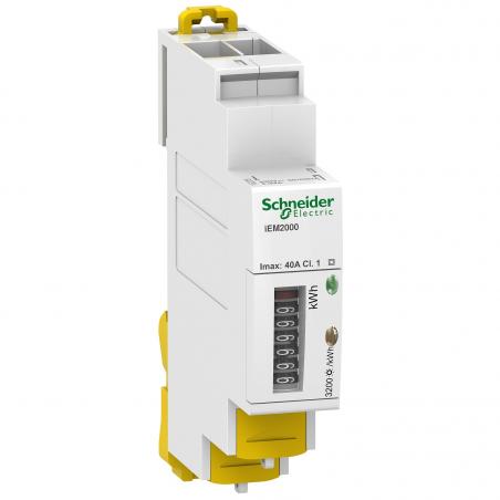 Acti9 iEM compteur d'énergie mono 40A impulsions MID SCHNEIDER A9MEM2010