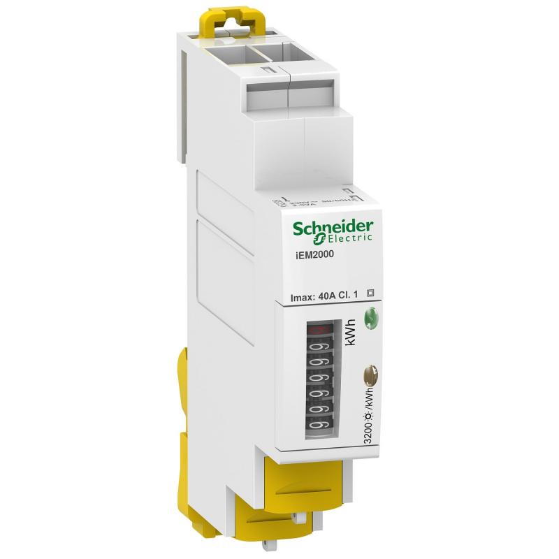 Acti9 iEM compteur d'énergie mono 40A impulsions MID SCHNEIDER A9MEM2010