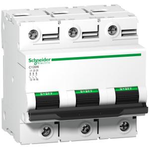 Disjoncteur C120N 3P 63 A courbe D 10 kA SCHNEIDER A9N18386 2