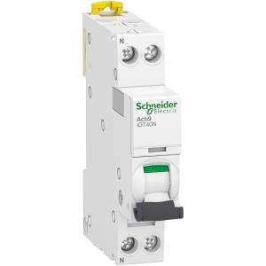 Acti9 iDT40N disjoncteur modulaire 1P+N D 16A 6000A/10kA SCHNEIDER A9P34616 2