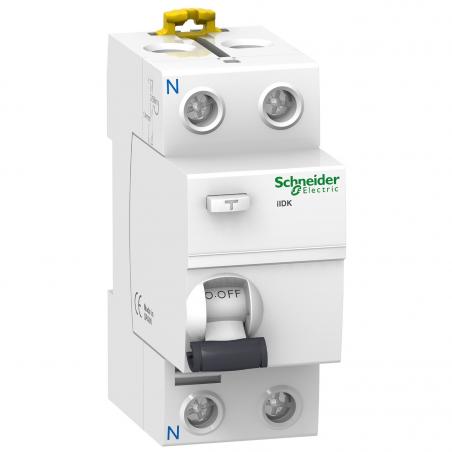 Acti9 iIDK interrupteur différentiel PdC 4,5kA 2P 40A type AC 300mA SCHNEIDER A9R56240