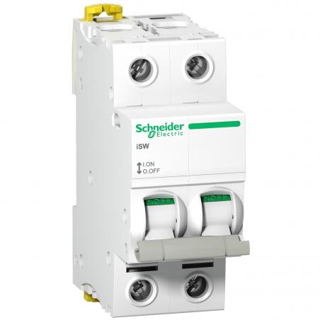 Acti9 iSW interrupteur-sectionneur 2P 125A 415VAC SCHNEIDER A9S65292