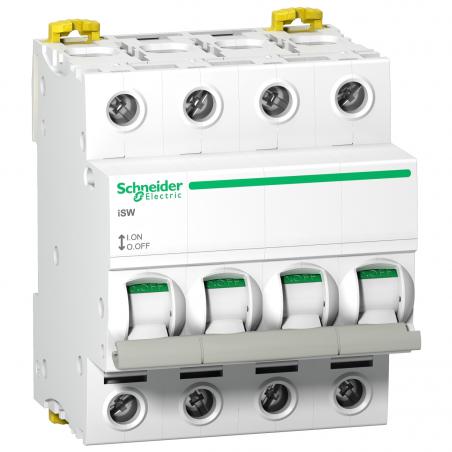 Acti9 iSW interrupteur-sectionneur 4P 100A 415VAC SCHNEIDER A9S65491