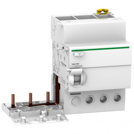 Bloc Différentiel Acti9 Vigi iC60 3 Pôles 63A 300mA type AC 230-240V 400-415V SCHNEIDER A9V14363
