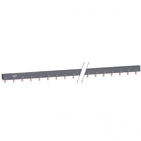 Acti9 iC60 peigne à dents 3 x auxiliaire+1P 100A 57 modules de 18mm SCHNEIDER A9XAH657