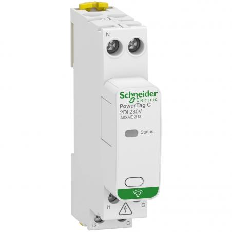 PowerTag C capteur contacts radio-fréquence modulaire 2 entrées SCHNEIDER A9XMC2D3