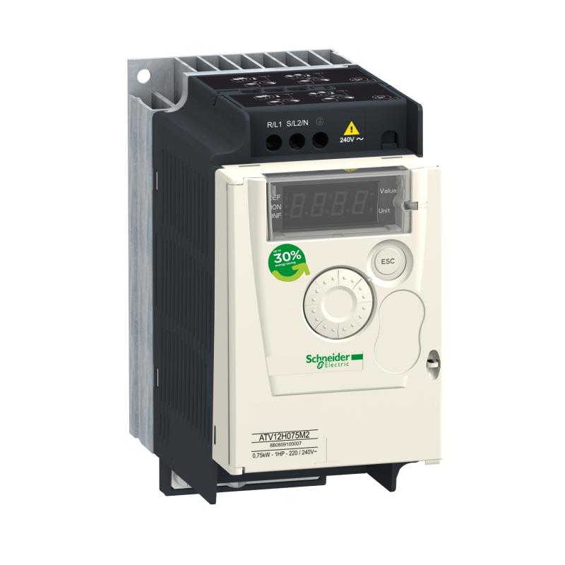 Altivar Variateur atv12 1.5kw 240 v 1ph 2hp radia SCHNEIDER ATV12HU15M2X