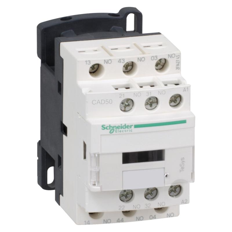TeSys CAD50 contacteur 5F+0O instantané 10A 440Vca SCHNEIDER CAD50R7