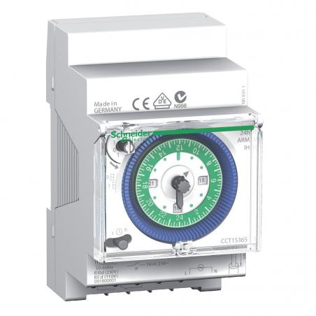 Acti9 IH interrupteur horaire électromécanique 24H réserve de marche 150h SCHNEIDER CCT15365