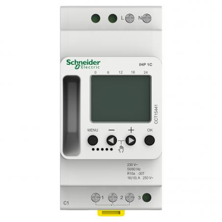 Acti9 IHP interrupteur horaire programmable 1 canal SCHNEIDER CCT15441