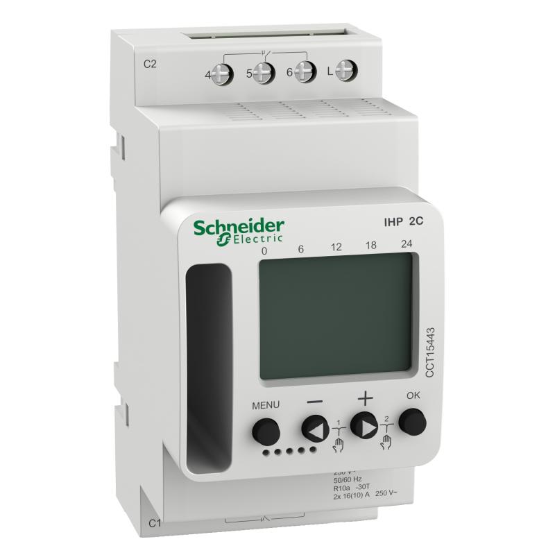 Acti9 IHP interrupteur horaire programmable 2 canal SCHNEIDER CCT15443