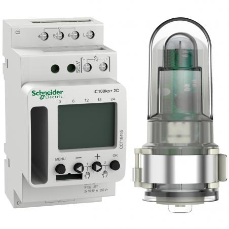 Acti9 IC100kp+ interrupteur crépusculaire programmable 2 canal smart SCHNEIDER CCT15495