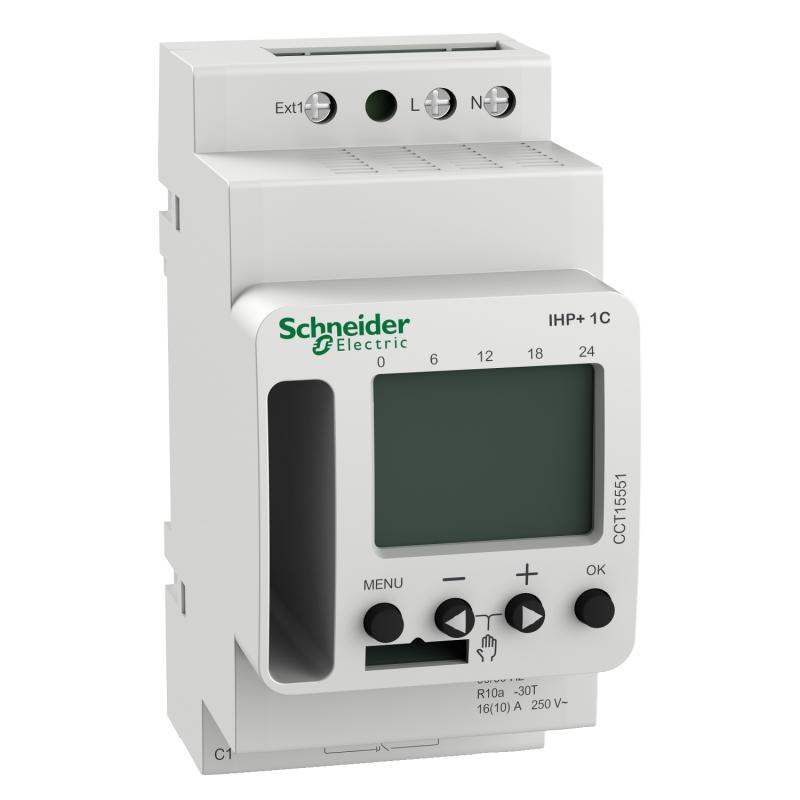 Acti9 IHP+ interrupteur horaire programmable 1 canal smart SCHNEIDER CCT15551